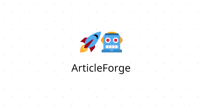 image depicting Article Forge