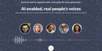 image depicting AI Voice Generator